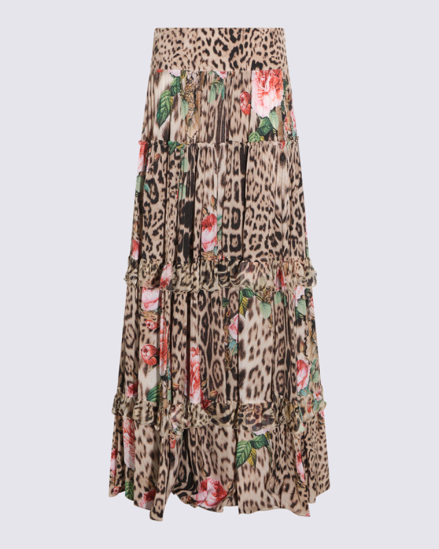 [ROBERTO CAVALLI] Long skirt FW26 XQT3027HT2400504