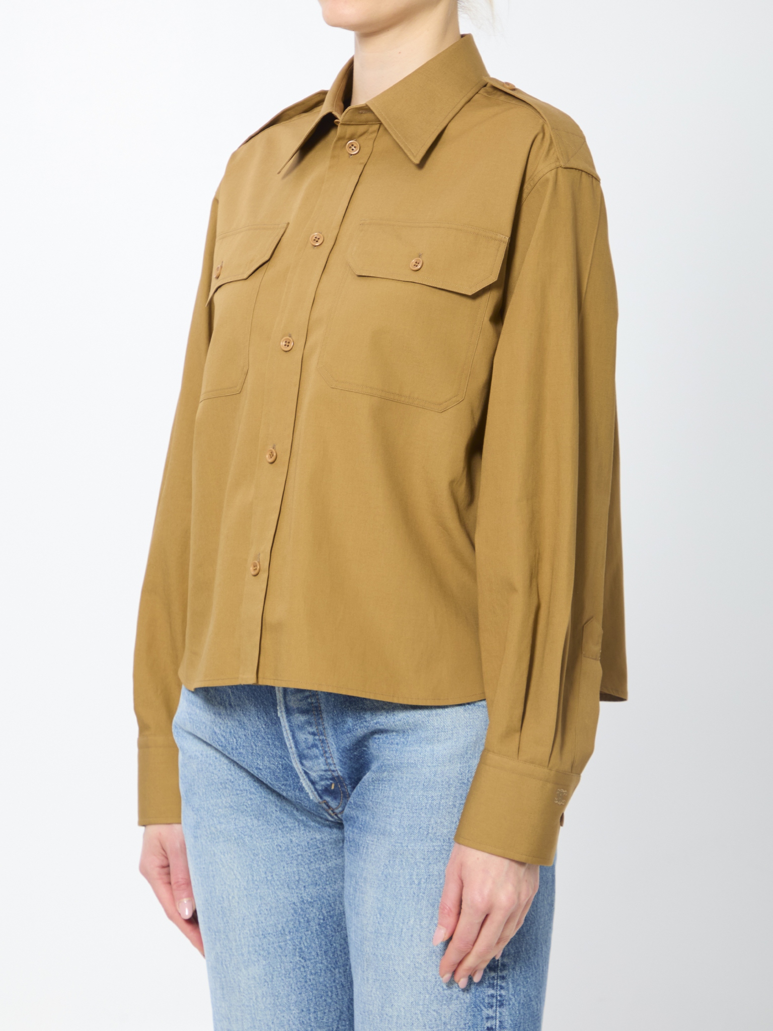 [Celine] Shirts Long Sleeve SS26 RC0BU3318__18CH