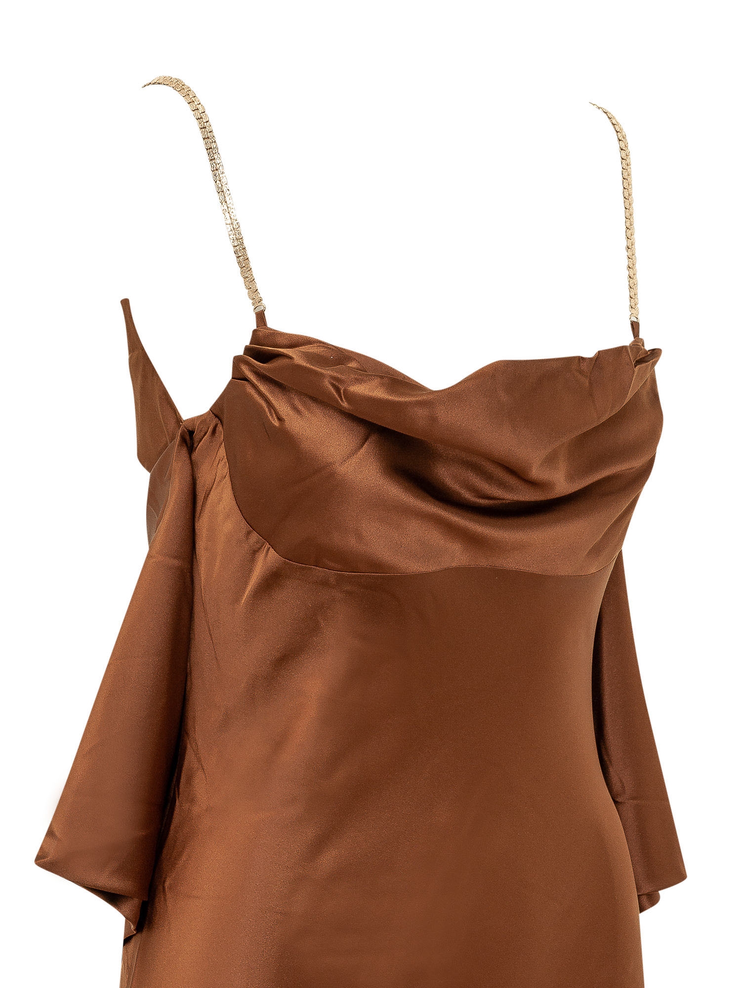 [Rebecca Vallance] Sleeveless dress SS26 26011540 BRONZE
