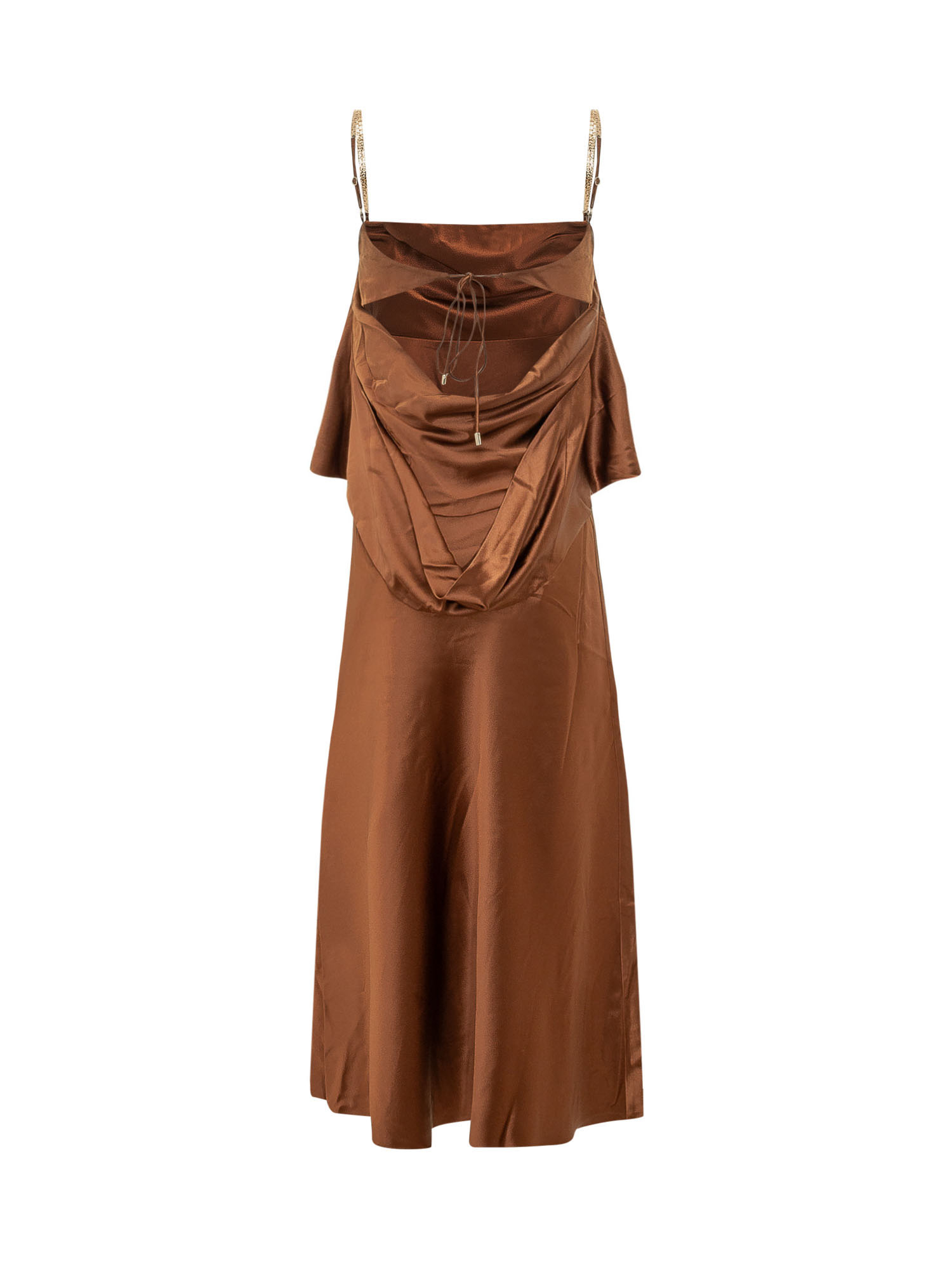 [Rebecca Vallance] Sleeveless dress SS26 26011540 BRONZE