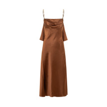 [Rebecca Vallance] Sleeveless dress SS26 26011540 BRONZE