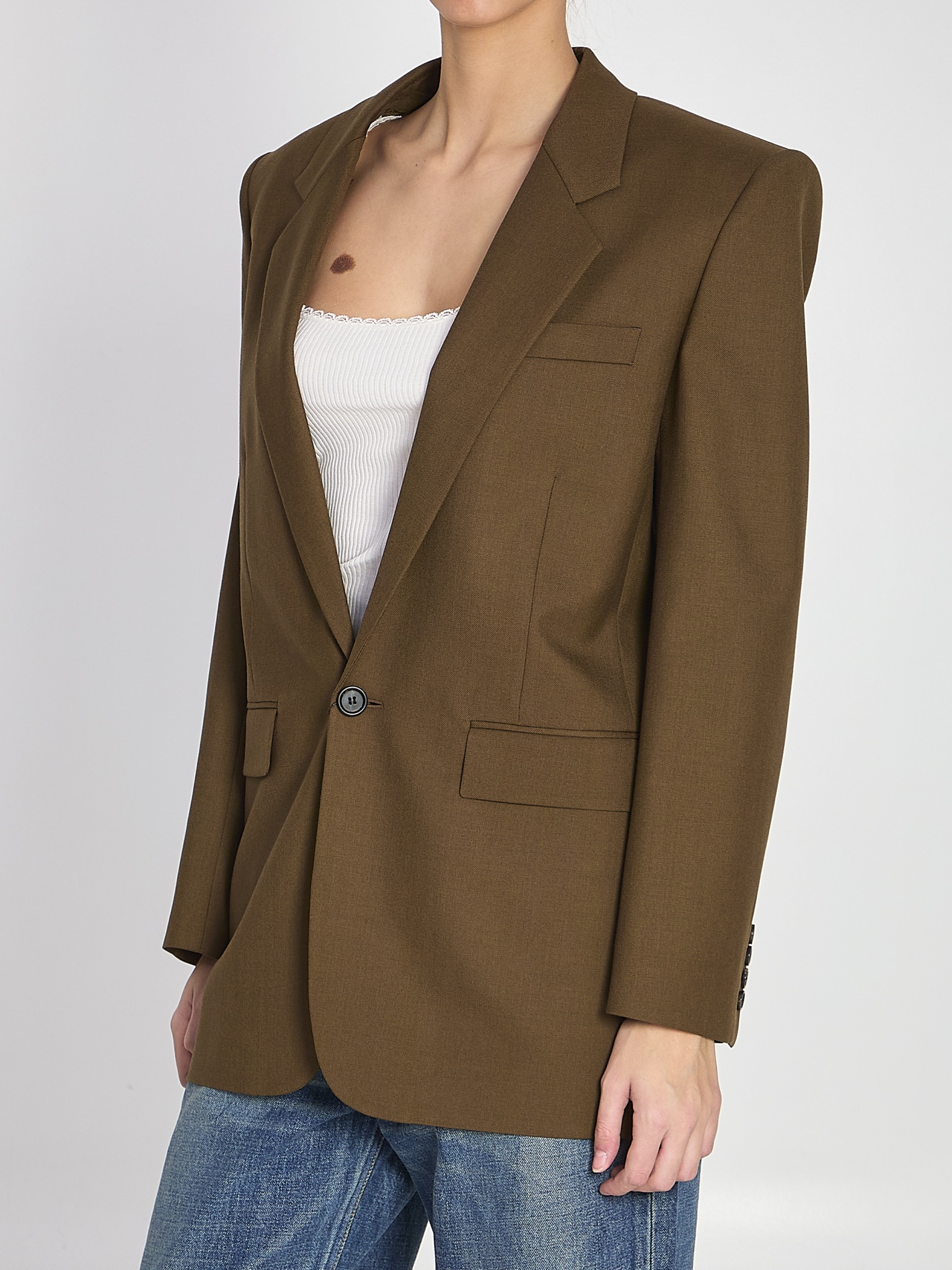 [Saint Laurent] Blazer SS26 828004_Y2J02_3816