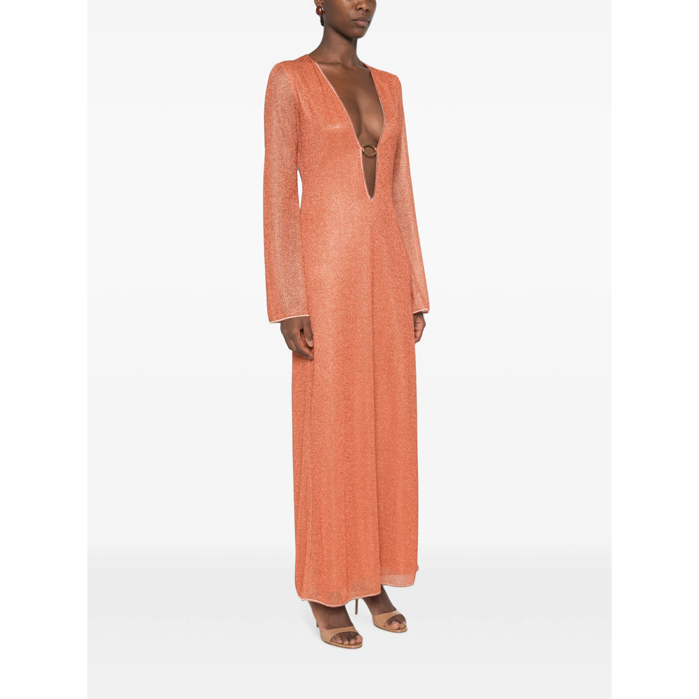 [OSEREE] Long sleeve dress FW26 RLS261 LUREX ORANG