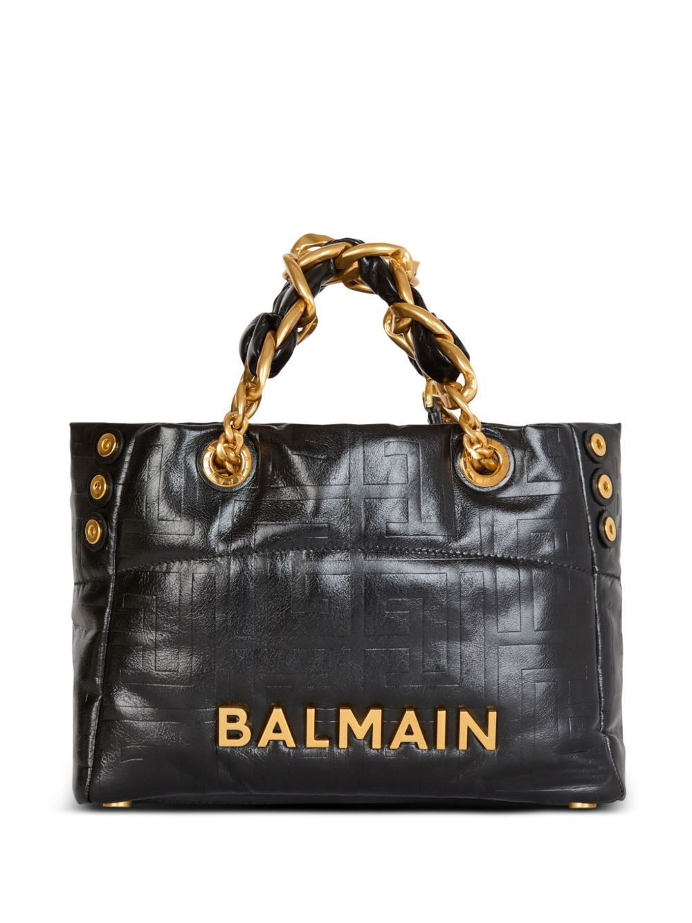 [Balmain] Tote bag FW26 HN1FD871LETF0PA