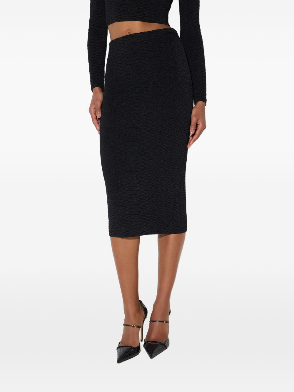 [ELISABETTA FRANCHI] Long skirt FW26 GK10S67E2 110