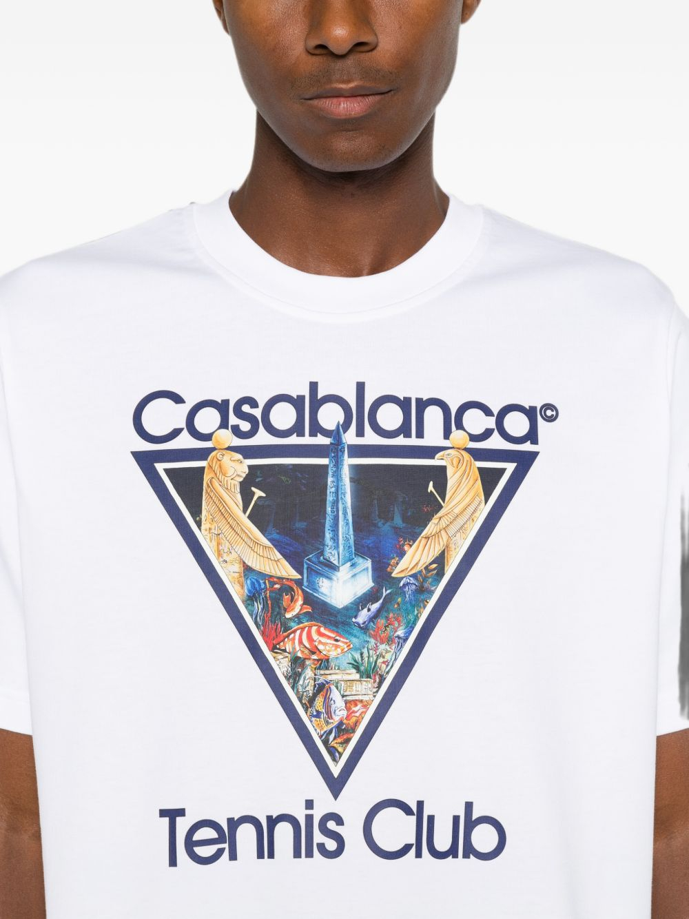 [Casablanca] T-shirts Short Sleeve FW26 MAW26JTS001 08
