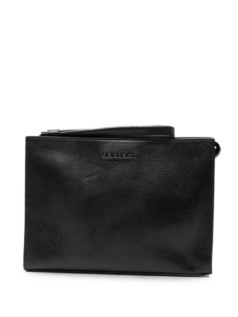[ORCIANI] Clutch bag FW26 SU0200 LAGOON NER