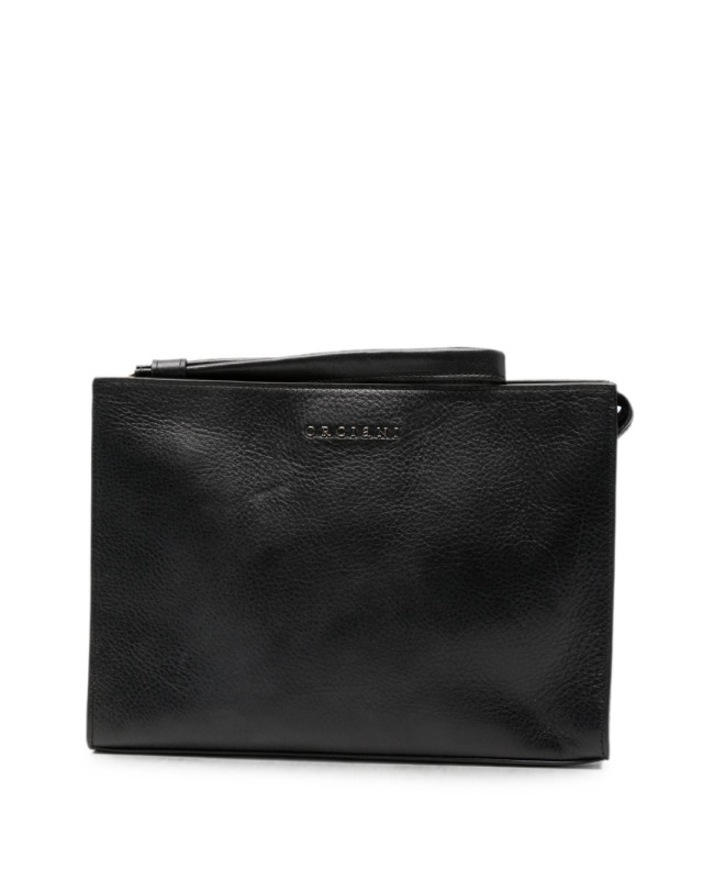 [ORCIANI] Clutch bag FW26 SU0200 LAGOON NER