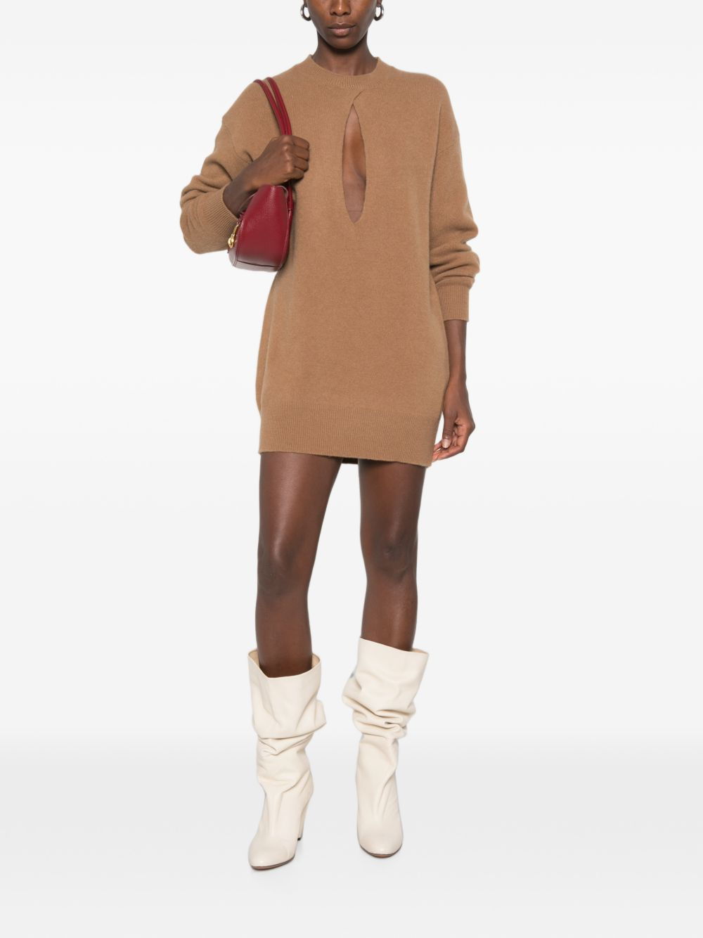 [ELISABETTA FRANCHI] Long sleeve dress FW26 AM23T66E2 AI6