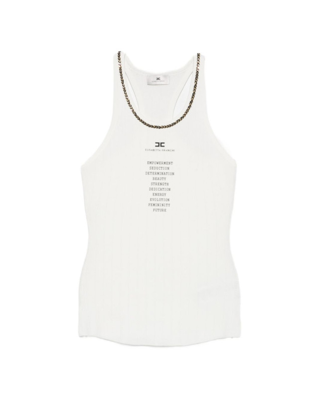 [ELISABETTA FRANCHI] Tank top FW26 TK10B66E2 E72