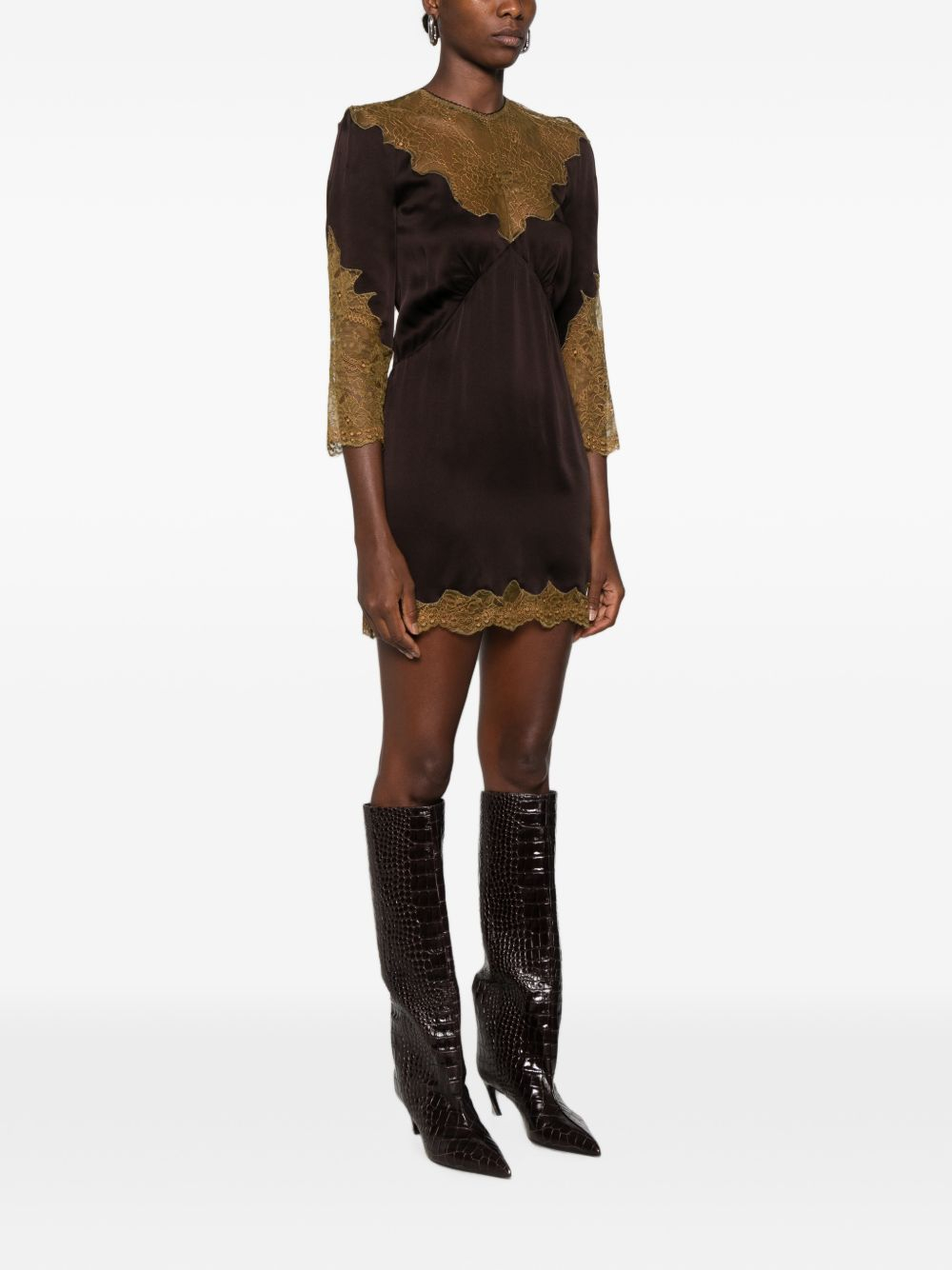 [The Attico] Long sleeve dress FW26 261WCA00517 MIX113AA 997