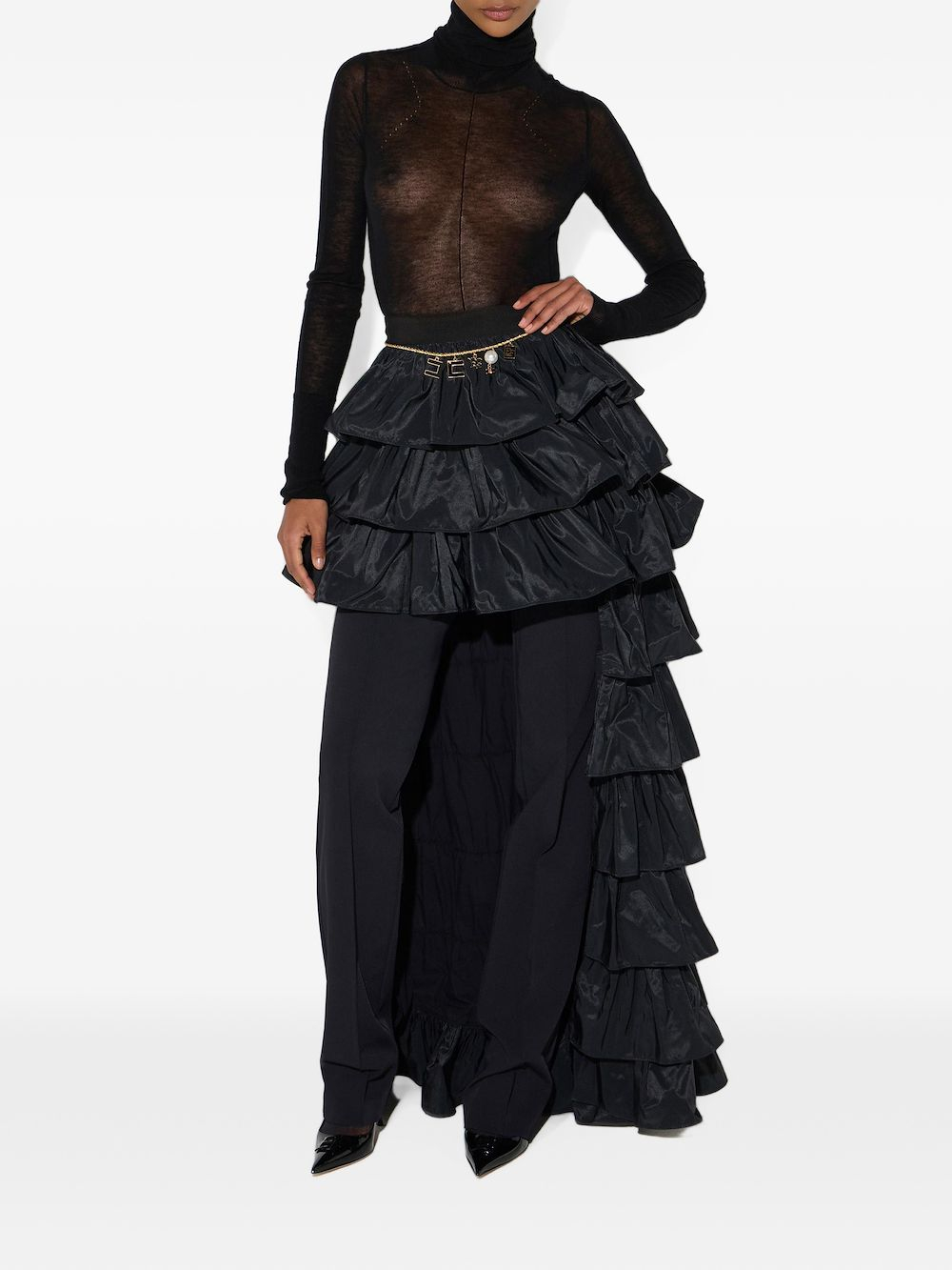 [ELISABETTA FRANCHI] Long skirt FW26 GO23067E2 110