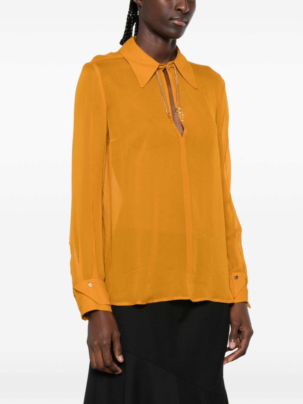 [ELISABETTA FRANCHI] Shirts Long Sleeve FW26 CA19466E2 940