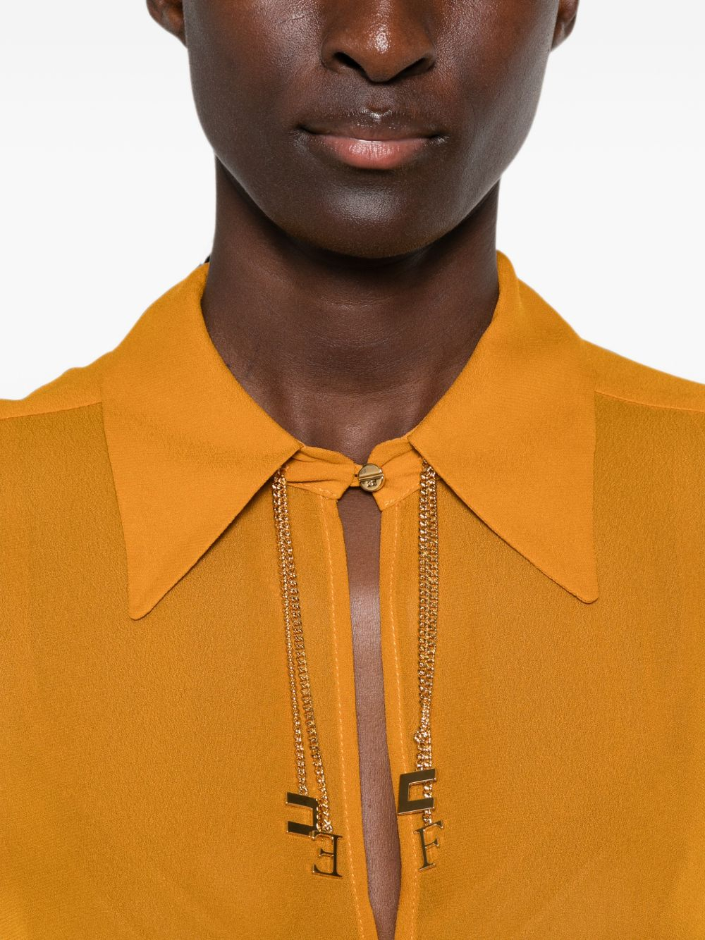 [ELISABETTA FRANCHI] Shirts Long Sleeve FW26 CA19466E2 940