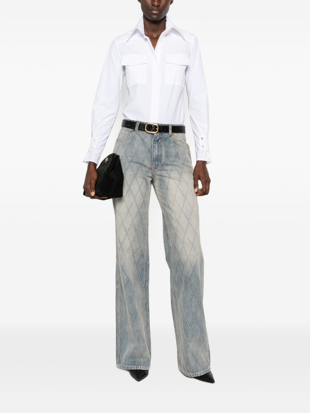 [ELISABETTA FRANCHI] Shirts Long Sleeve FW26 CA17466E2 100