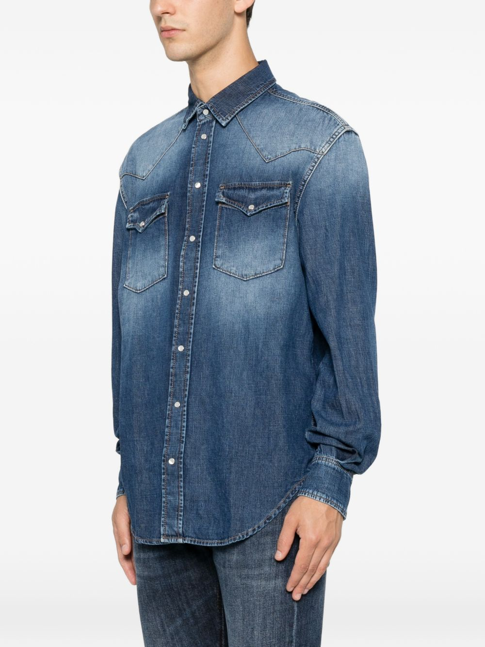 [Dondup] Shirts Long Sleeve FW26 UC343R DF0272U MY5 DU 800