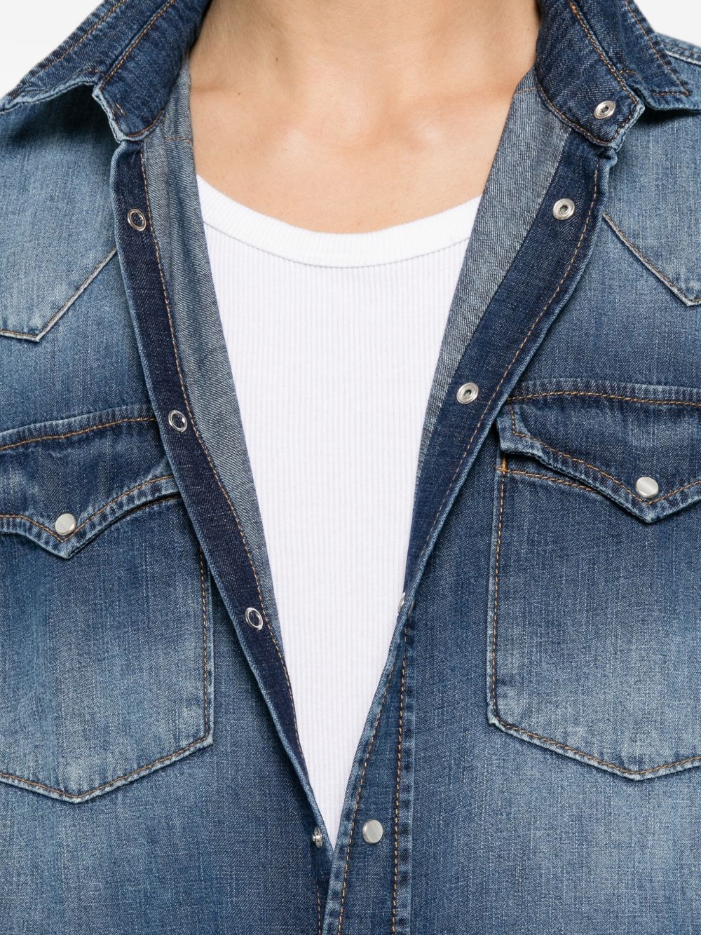 [Dondup] Shirts Long Sleeve FW26 UC343R DF0272U MY5 DU 800