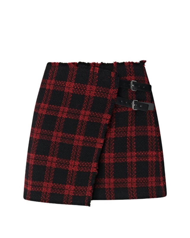 [PINKO] Mini skirt FW26 107435 A3GN GREVILLEA ZR4