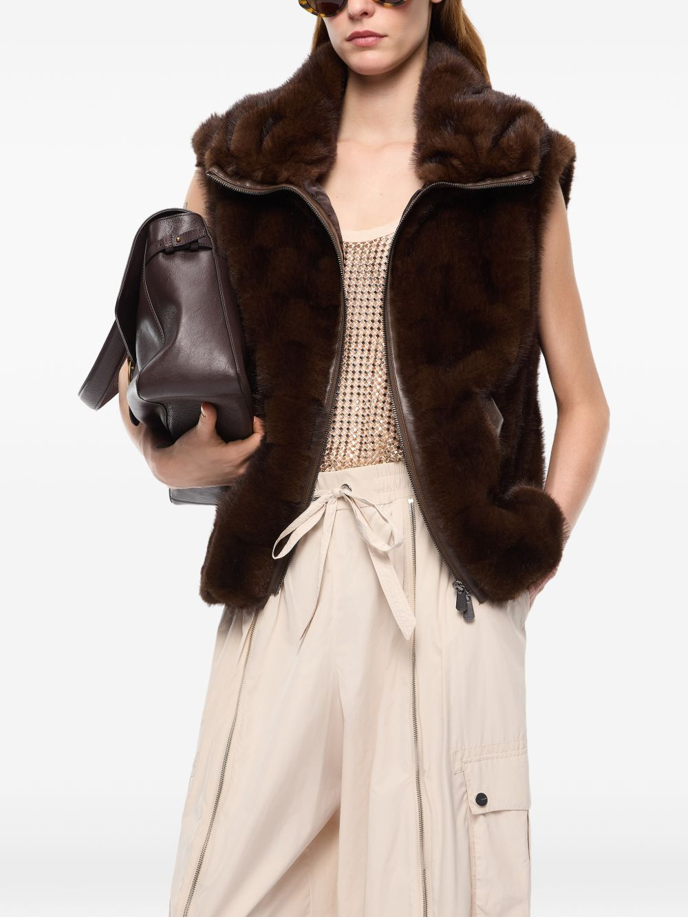 [PINKO] Fur Jacket FW26 106939 A3C5 GLOSSINIA M11