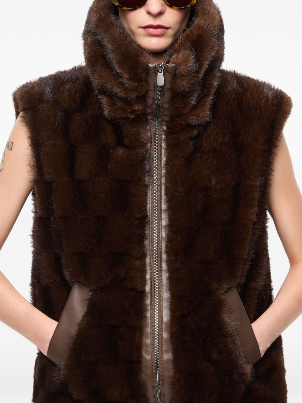 [PINKO] Fur Jacket FW26 106939 A3C5 GLOSSINIA M11