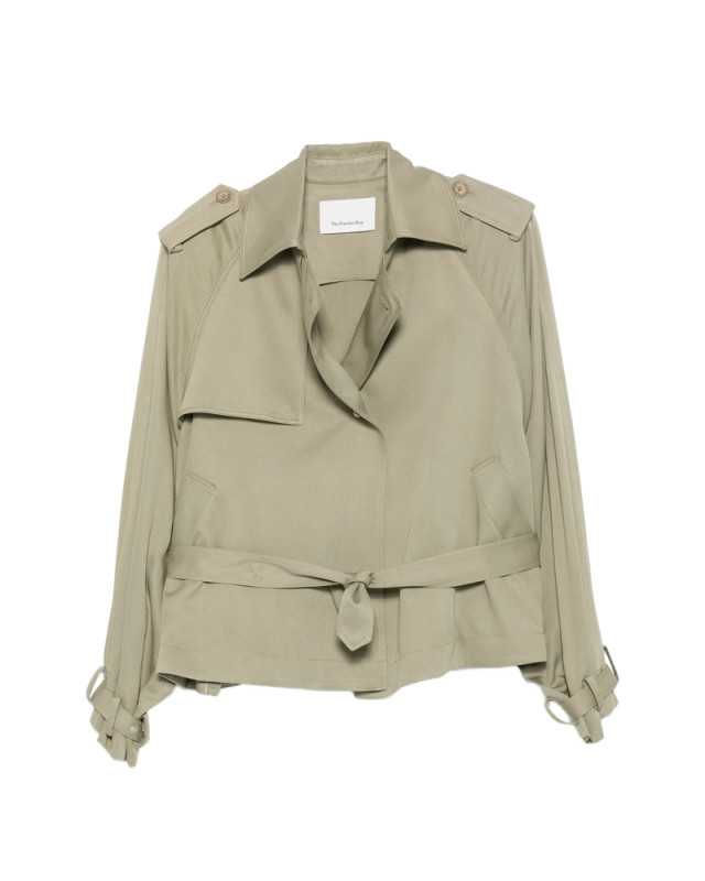 [THE FRANKIE SHOP] Trench Coat FW26 ELVA  SAGE