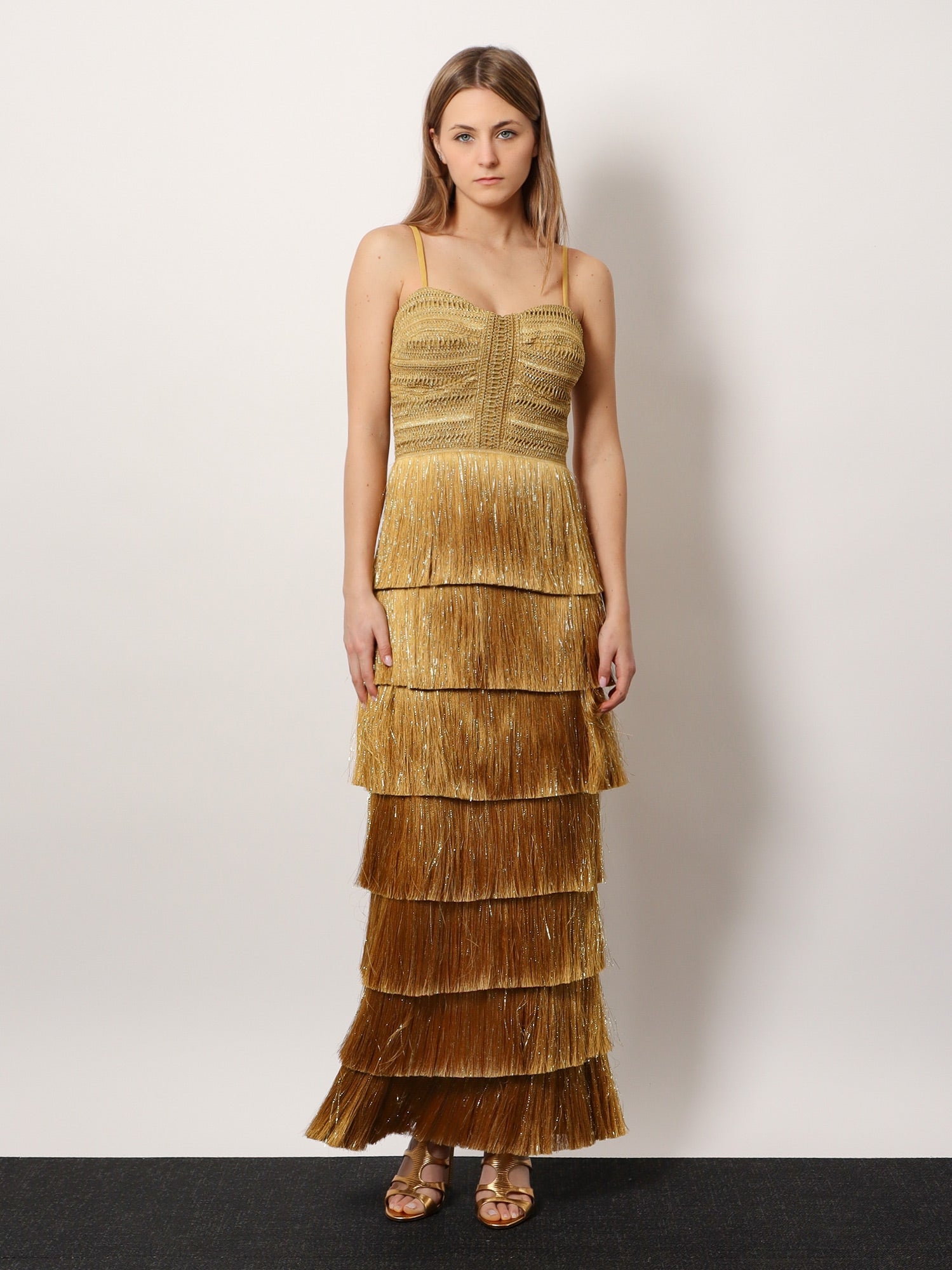 [Patbo] Sleeveless dress SS26 VEL30933_GOLD