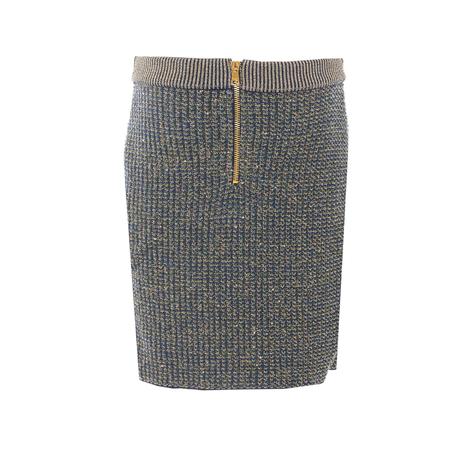 [Balmain] Mini skirt FW26 HF1LB004KK13SQH
