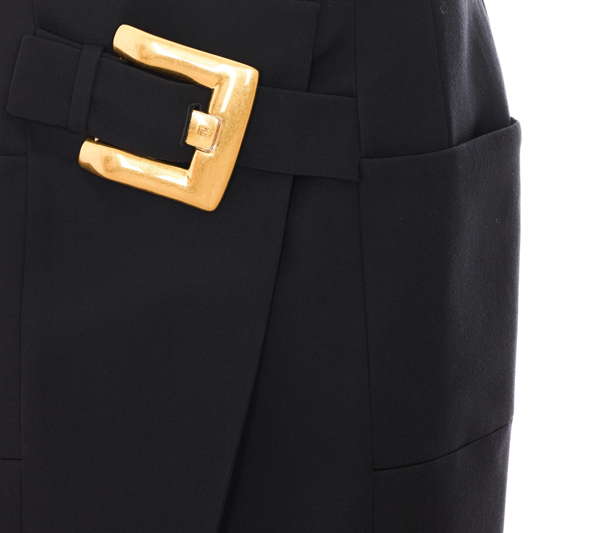[Balmain] Mini skirt FW26 HF1LBB22WC090PA