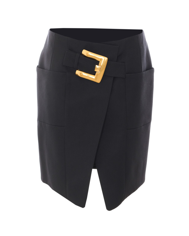 [Balmain] Mini skirt FW26 HF1LBB22WC090PA