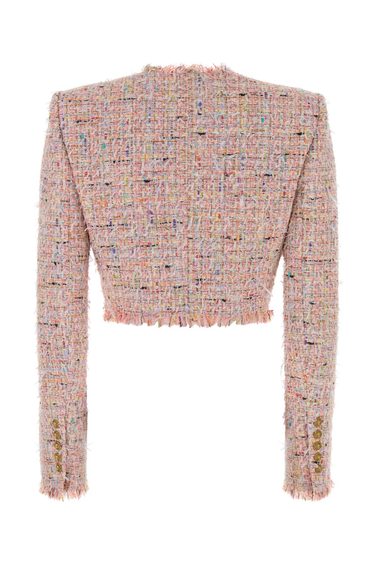 [Balmain] Tweed jacket FW26 HF1SD227XM17 AAA