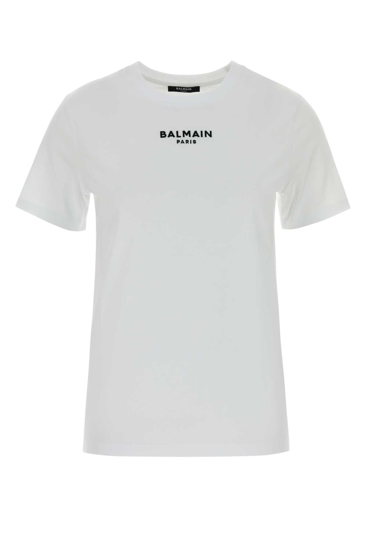 [Balmain] T-shirts Short Sleeve FW26 HF1EF000BD10 GAB