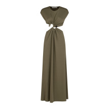 [Christopher Esber] Sleeveless dress SS25 25013498EUCALYPT