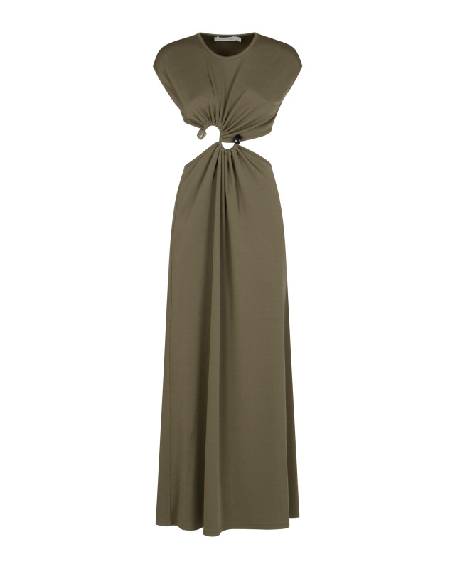 [Christopher Esber] Sleeveless dress SS25 25013498EUCALYPT