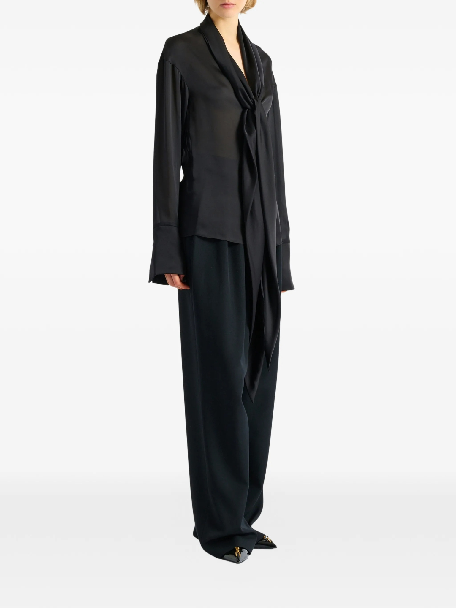 [BALMAIN PARIS] Shirts Long Sleeve FW26 HF1HS490 SB04