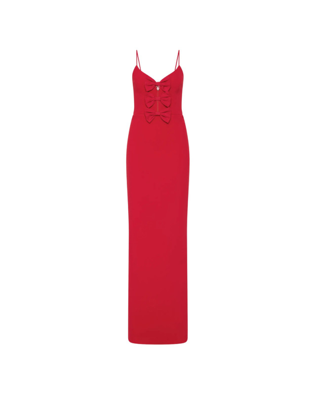 [Rebecca Vallance] Sleeveless dress FW26 2602-1615  RED
