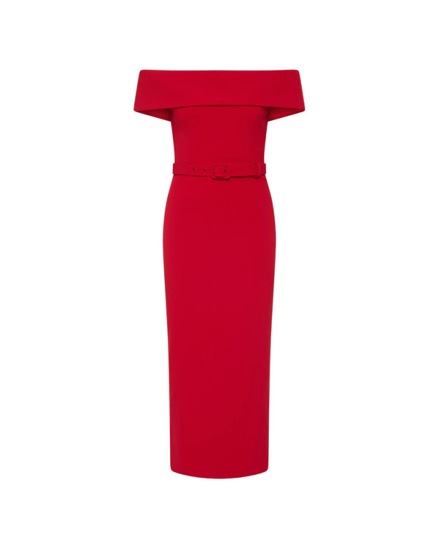 [Rebecca Vallance] Sleeveless dress FW26 2602-1659  RED