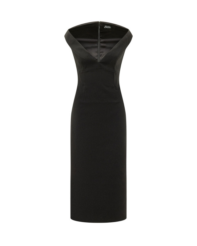 [Solace London] Sleeveless dress FW26 OS47051 BLACK