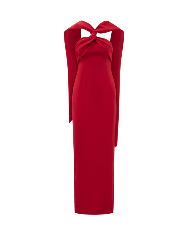 [Solace London] Sleeveless dress FW26 OS47043 RED