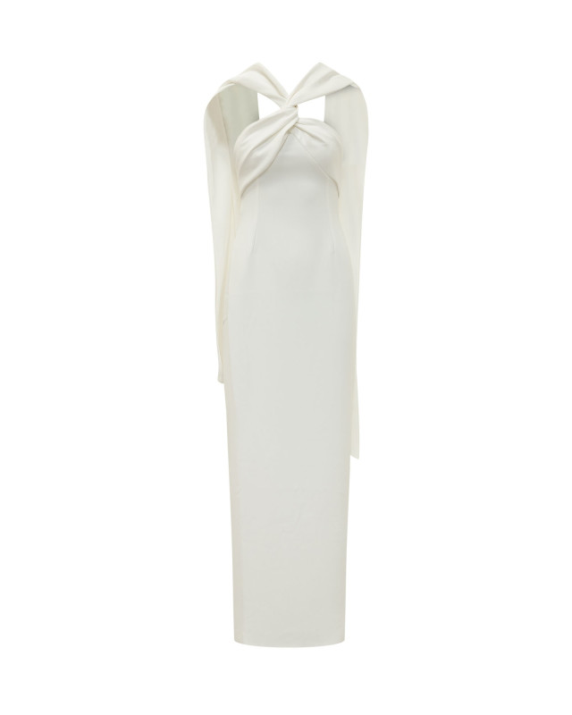 [Solace London] Sleeveless dress FW26 OS47043 CREAM