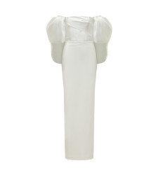 [Solace London] Short sleeve dress FW26 OS43018 CREAM