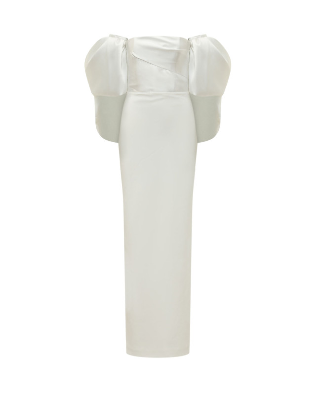 [Solace London] Short sleeve dress FW26 OS43018 CREAM