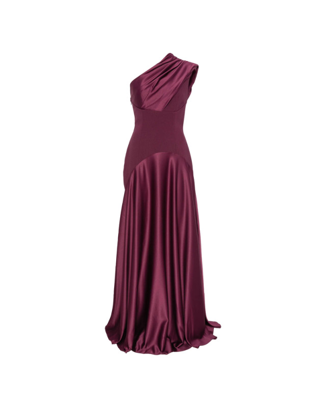 [Solace London] Sleeveless dress FW26 OS48013  GRAPE