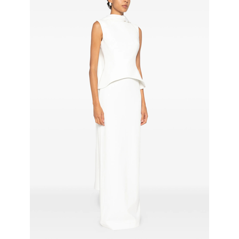 [Solace London] Sleeveless dress FW26 OS48040  CREAM