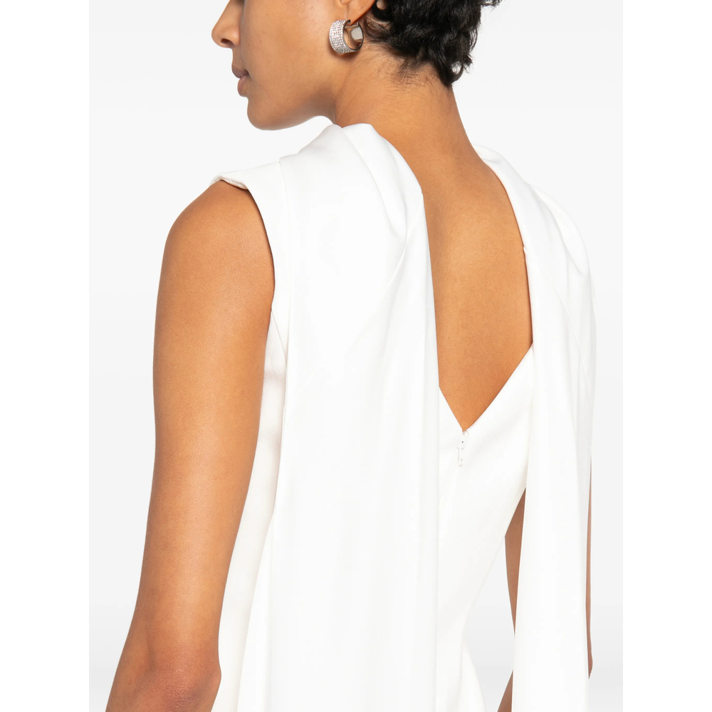 [Solace London] Sleeveless dress FW26 OS48040  CREAM