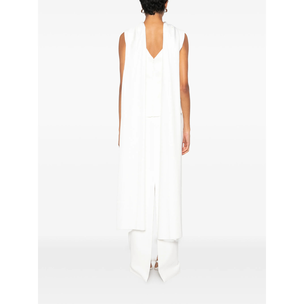 [Solace London] Sleeveless dress FW26 OS48040  CREAM