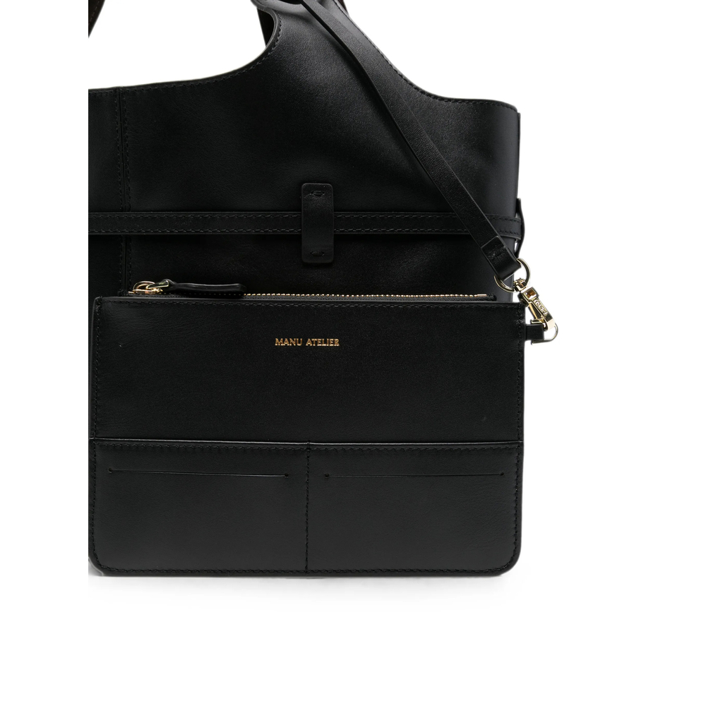 [Manu Atelier] Shoulder bag FW26 2025256 CAMBONCABA BLACK