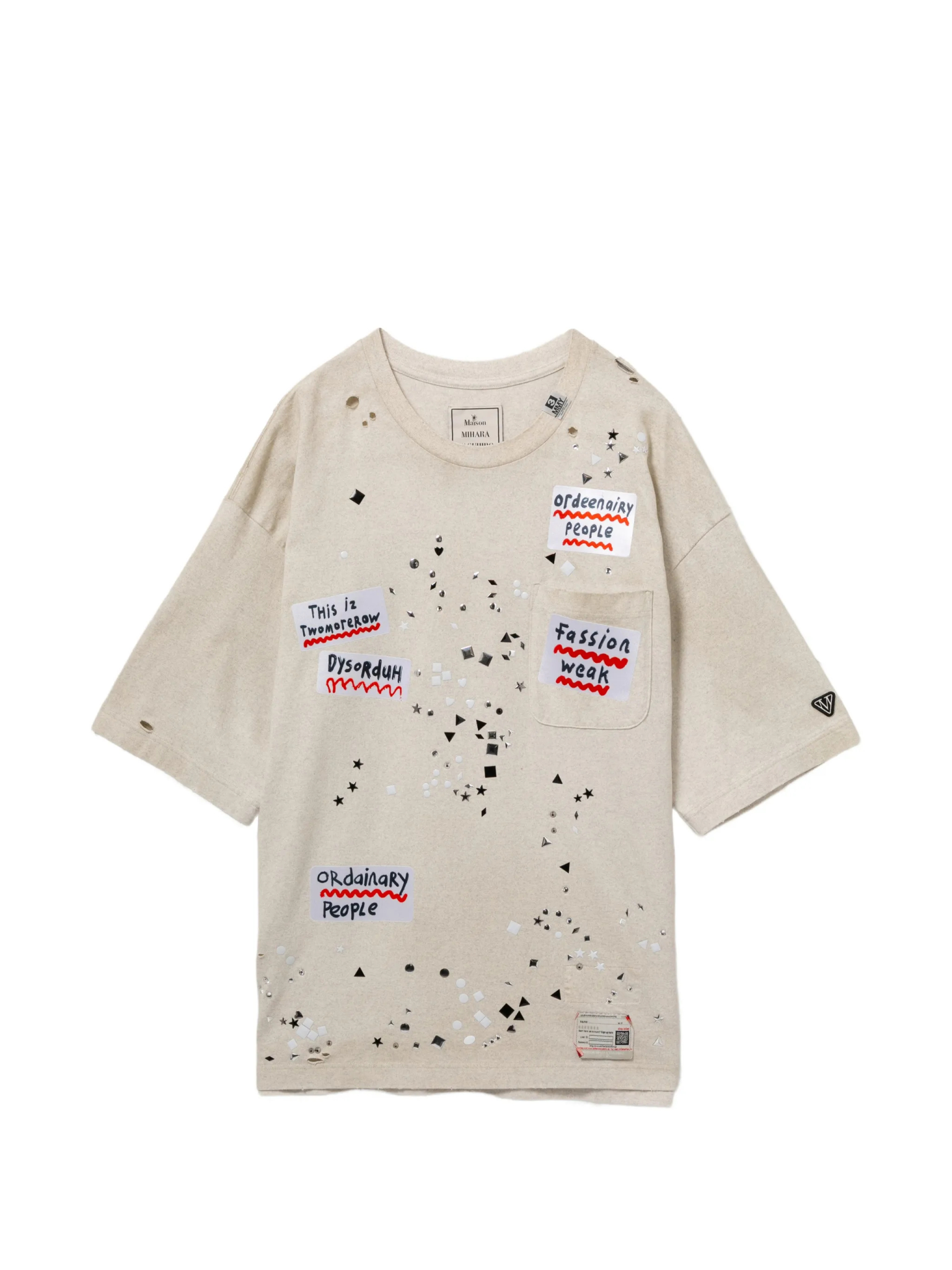 [MIHARA YASUHIRO] T-shirts Short Sleeve SS26 A16TS592WHITE