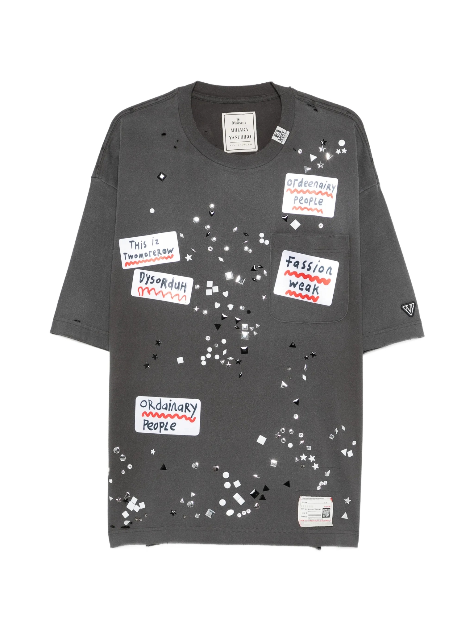 [MIHARA YASUHIRO] T-shirts Short Sleeve SS26 A16TS592BLACK
