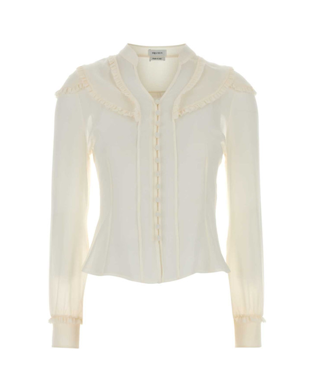 [Alexander McQueen] Blouse FW26 865417QBADS 9015
