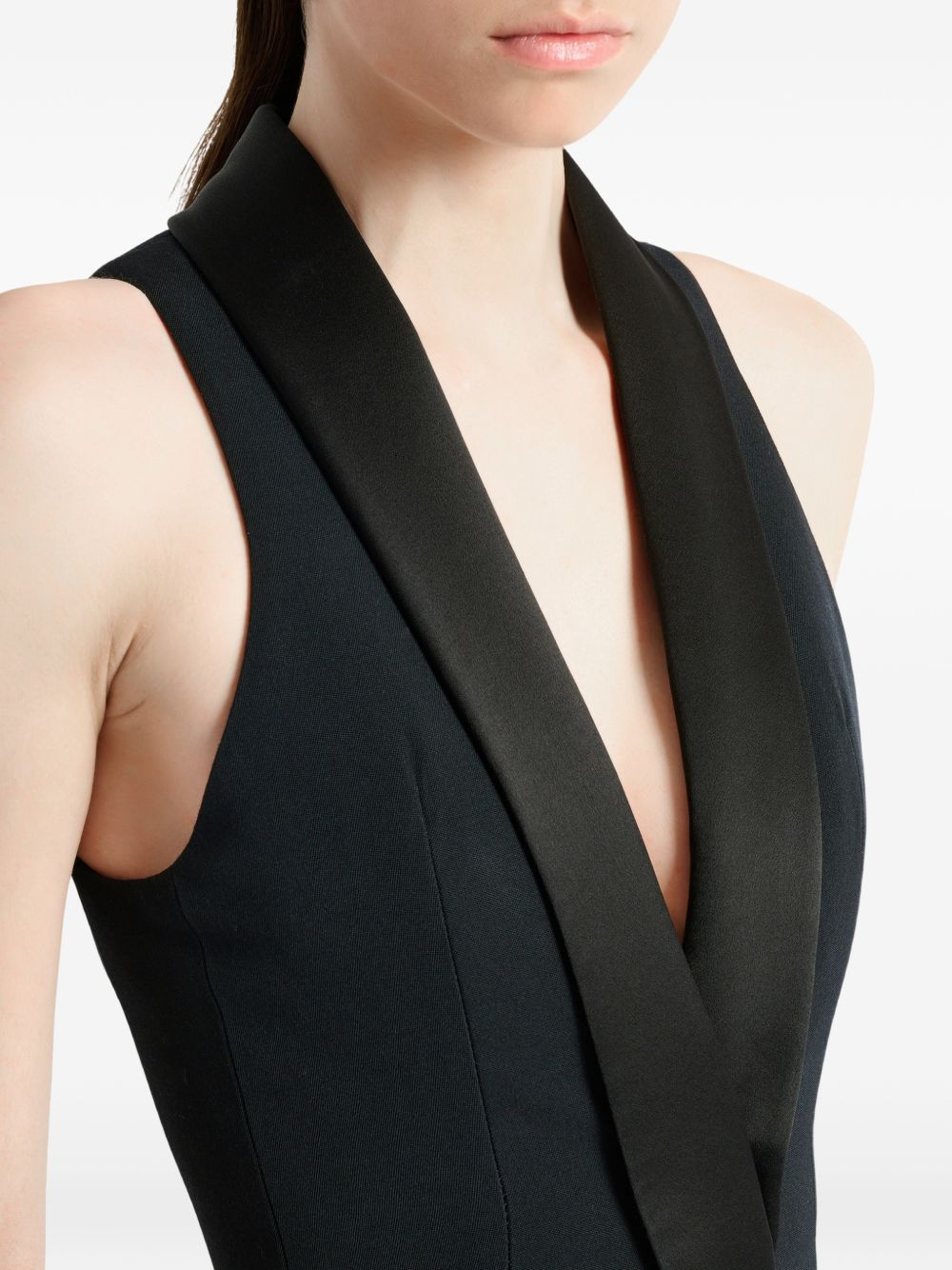 [Balmain] Sleeveless dress FW26 HF1R5184ME54EAP